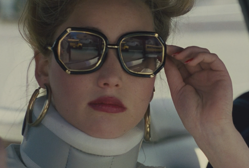 Jennifer Lawrence in Ted Lapidus 10 0008 Sunglasses filming American Hustle