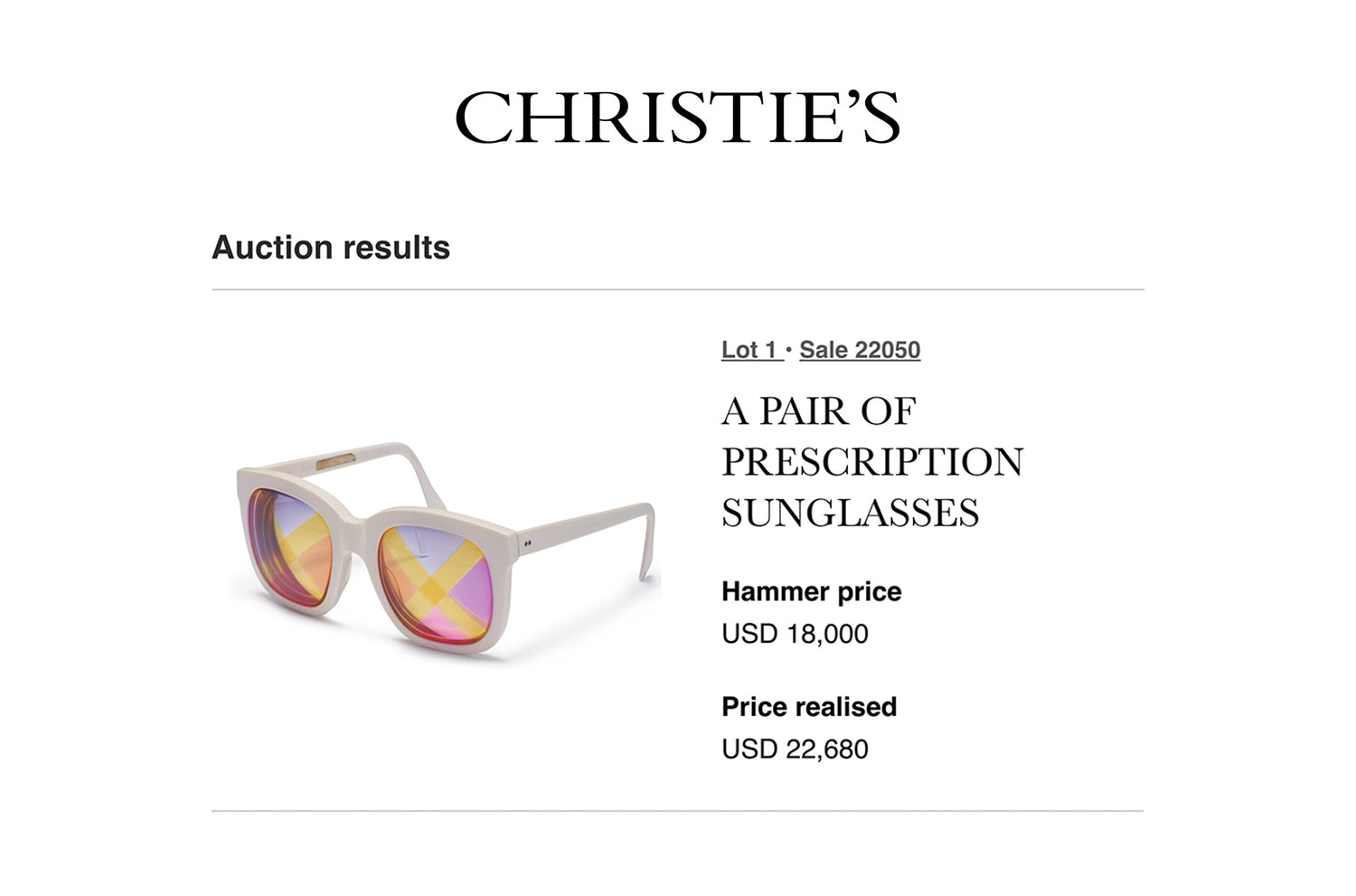 The $22,000 Elton John Sunglasses are Coming Home to Vintage Frames Company