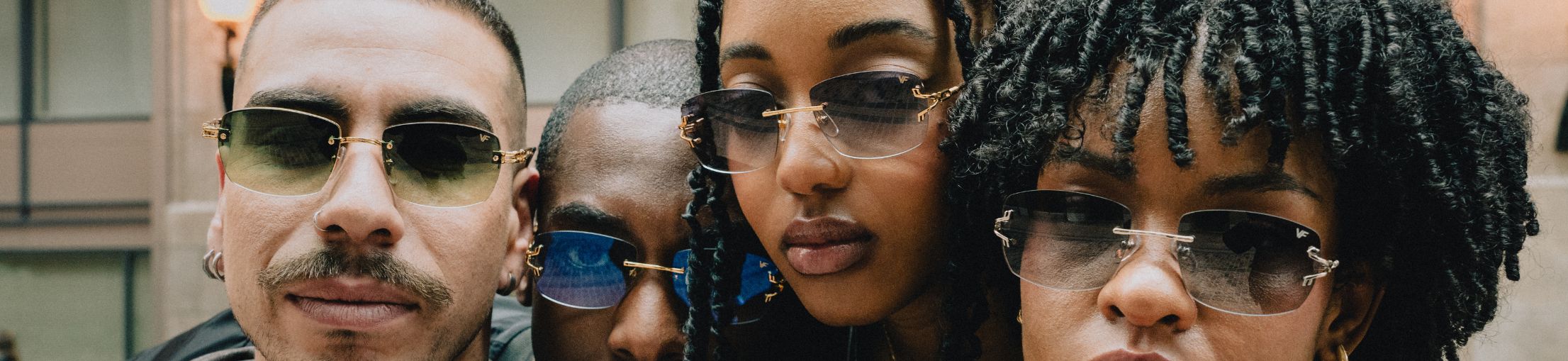 Rimless Sunglasses – Vintage Frames Company
