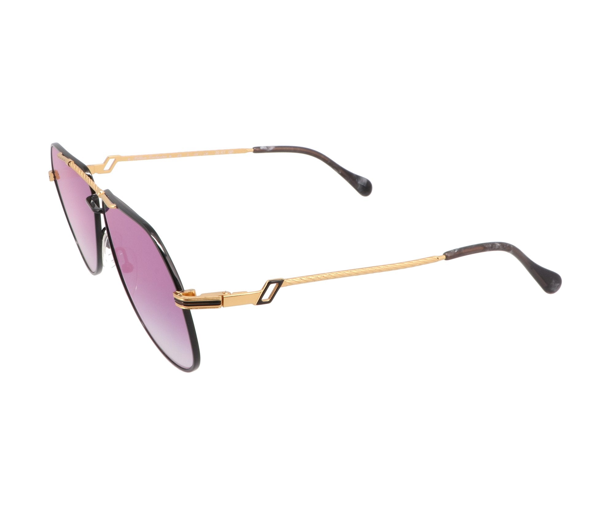 Hilton Exclusive 14 3 20KT Gold Plated (Midnight Blue) Side