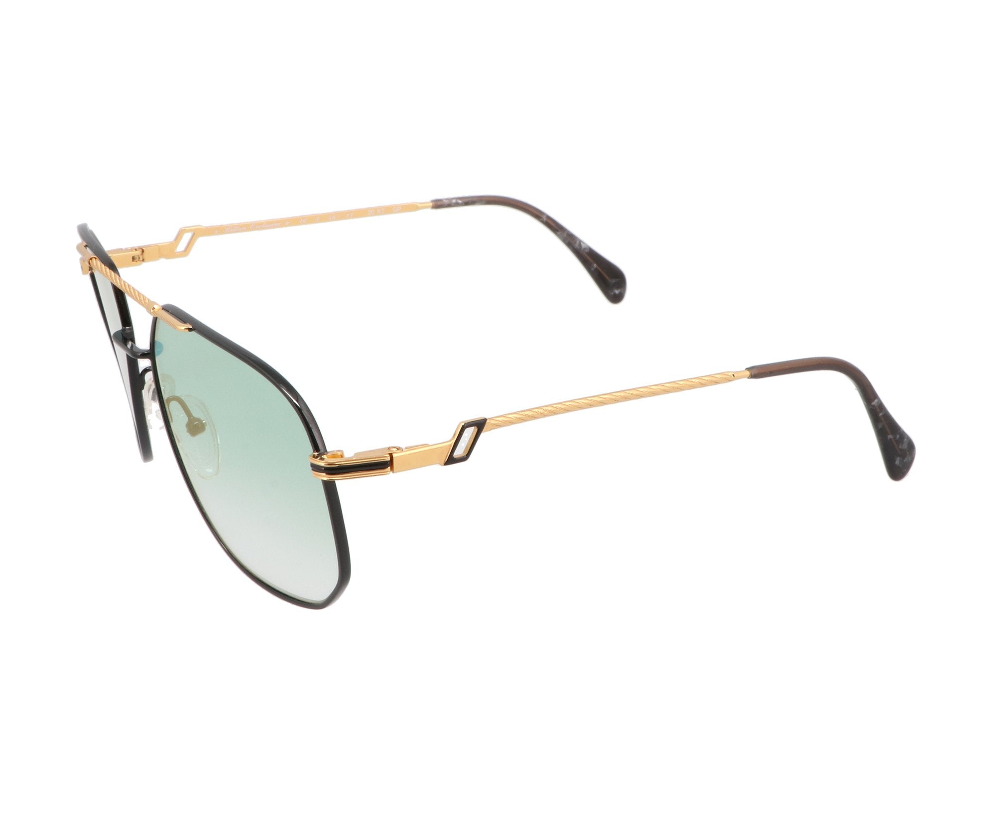 Hilton Exclusive 16 3 20KT Gold Plated (Teal Gradient) Side