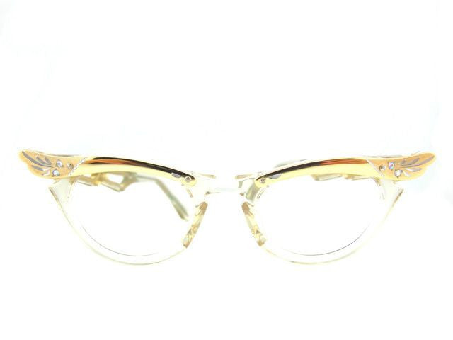 Baby 50s Yellow Cat Eye Front
