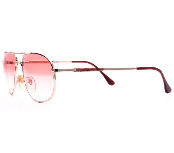 Vintage Givenchy 511 Flex Gold Sunglasses Side