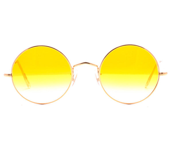 Vintage Hilton Classic 2 14KT RG Frames Front w/ Orange Gradient Lenses