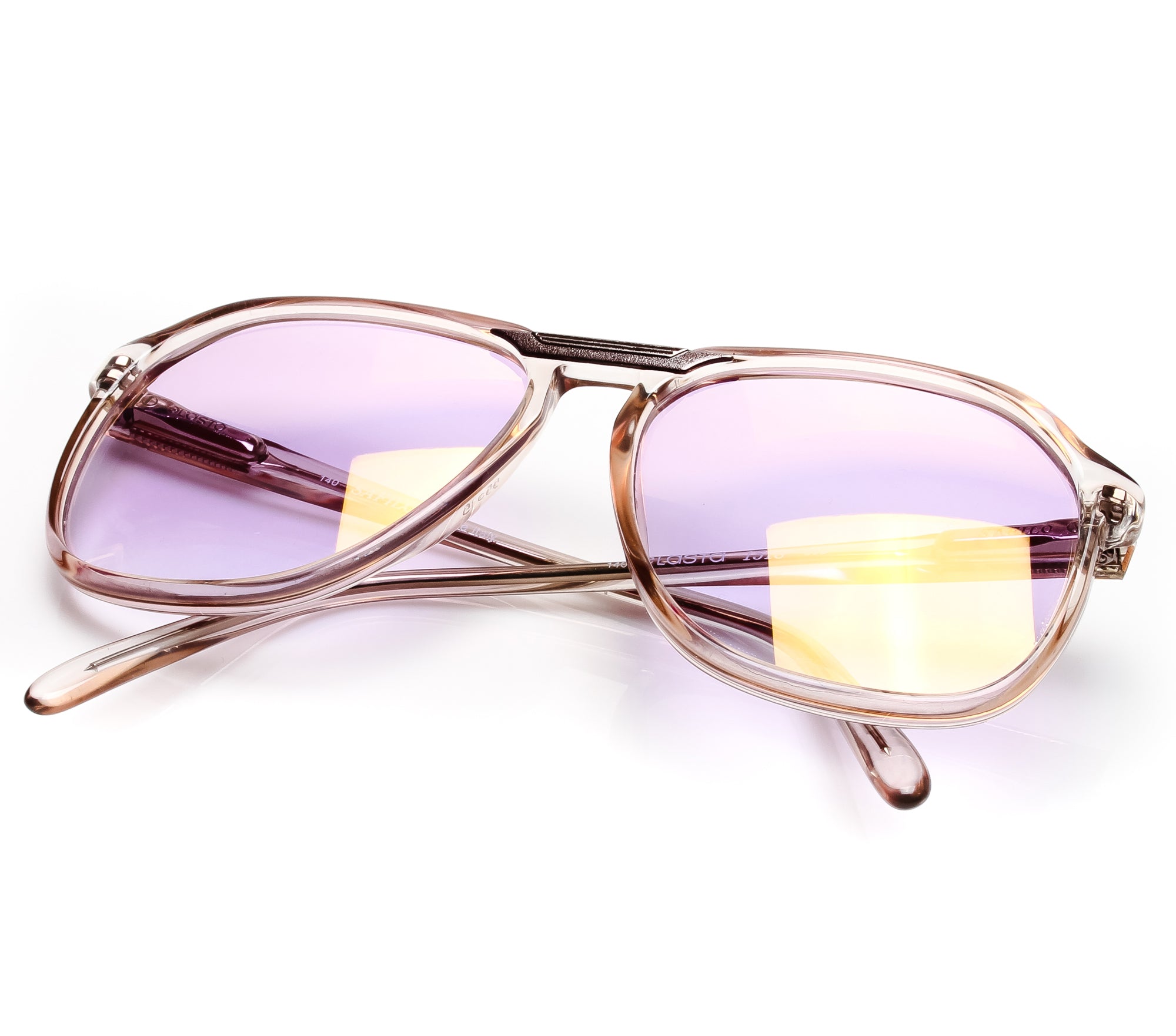 VF by Vintage Frames LAB (Lilac Gradient Flash Gold Curved Lens) Thumbnail