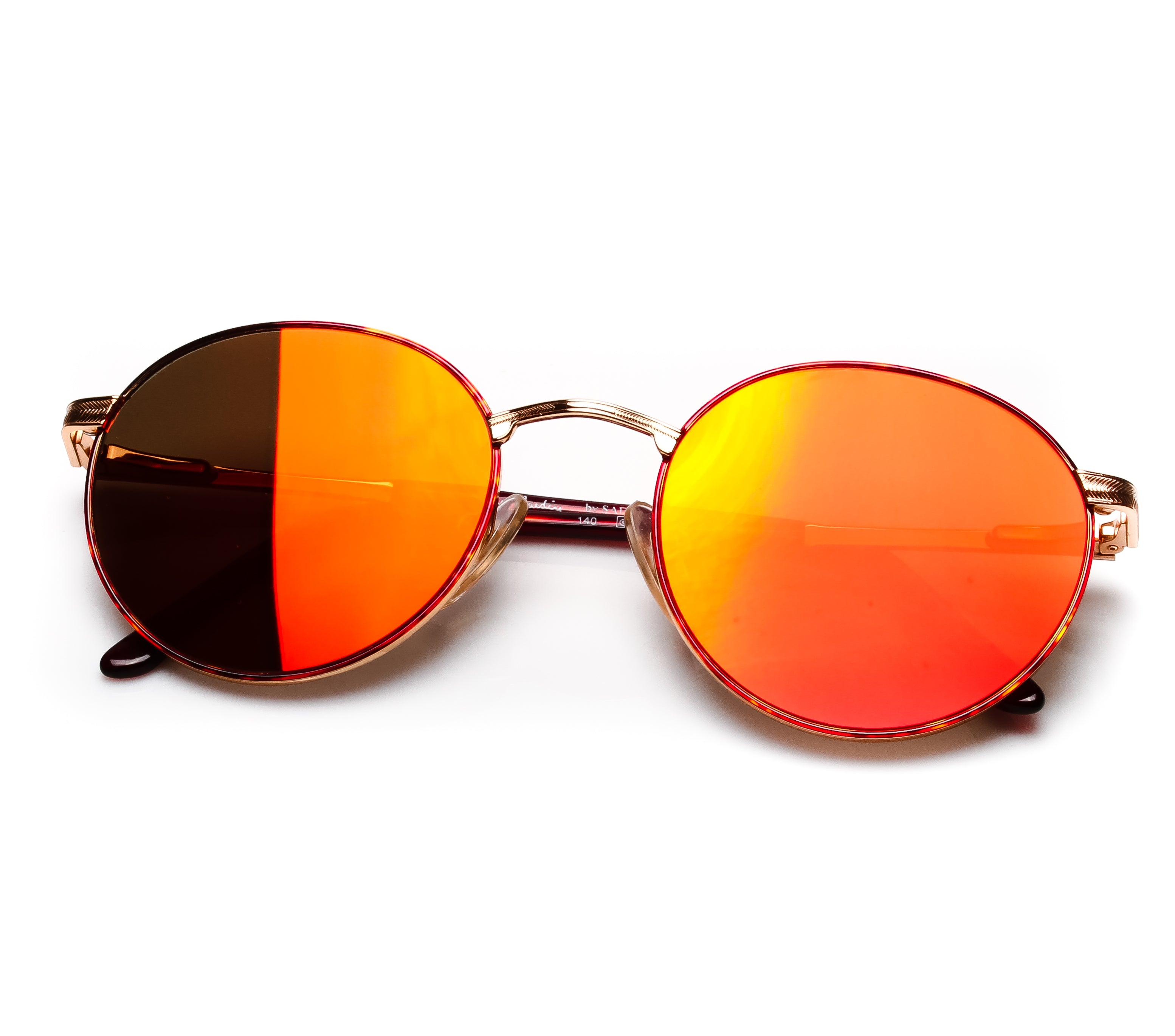 Pierre Cardin 6549 ( Black Orange Mirror Flat Lens )