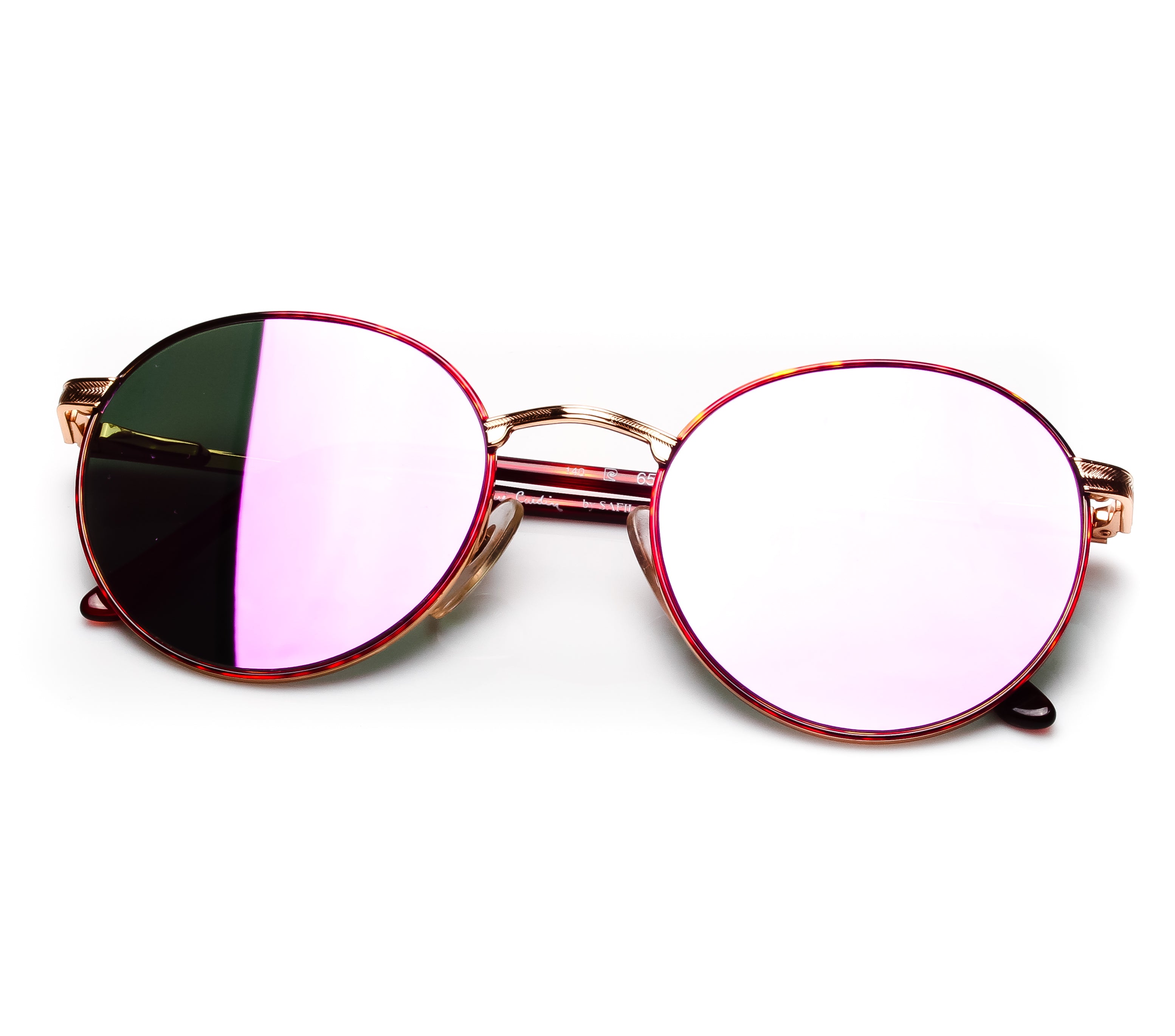 Pierre Cardin 6549 ( Black Purple Mirror Flat Lens )