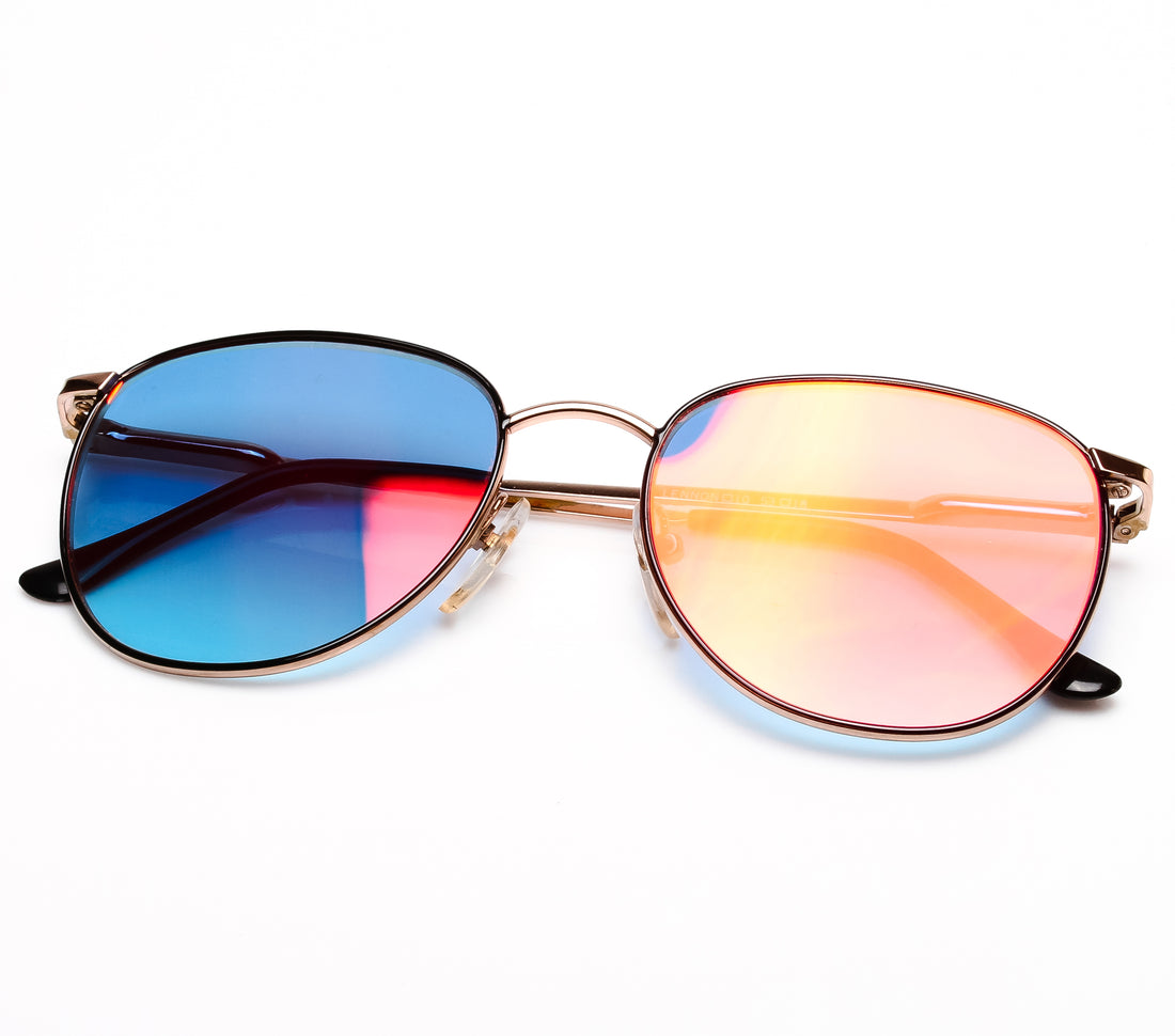 Lennon 10 C3 (Royal Two Tone Multi Flash Flat Lens)
