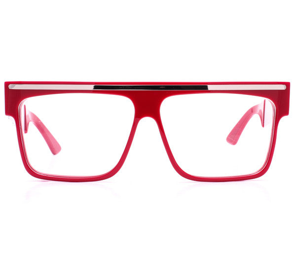 Vintage Frames by Corey Shapiro Love/Hate Red/Silver Front
