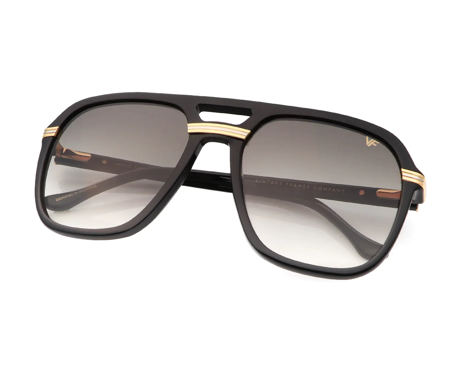 XL Monte Carlo Edition Black Acetate – Vintage Frames Company