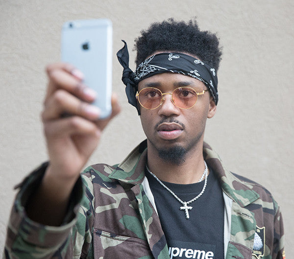 Metro Boomin For Vintage Frames 24kt Gold Sunglasses