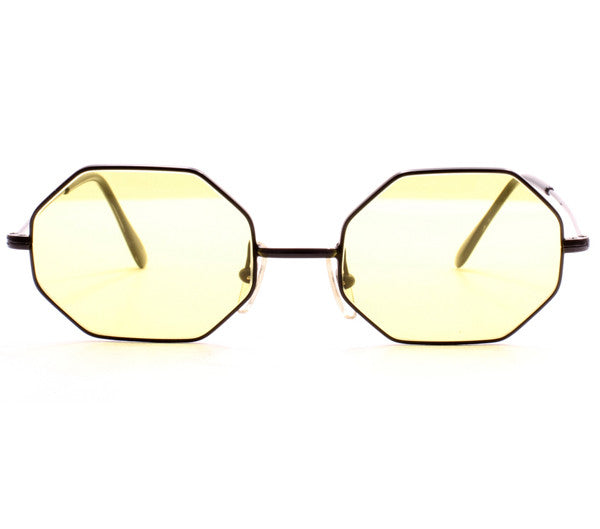 Vintage Frames Octagon 5-Yellow Sunglasses Front