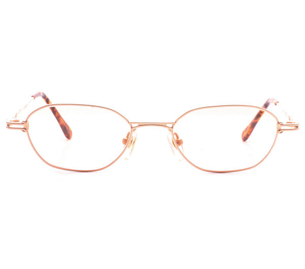 Vintage Paolo Gucci 7108 21k Gold Plated Sunglasses Front