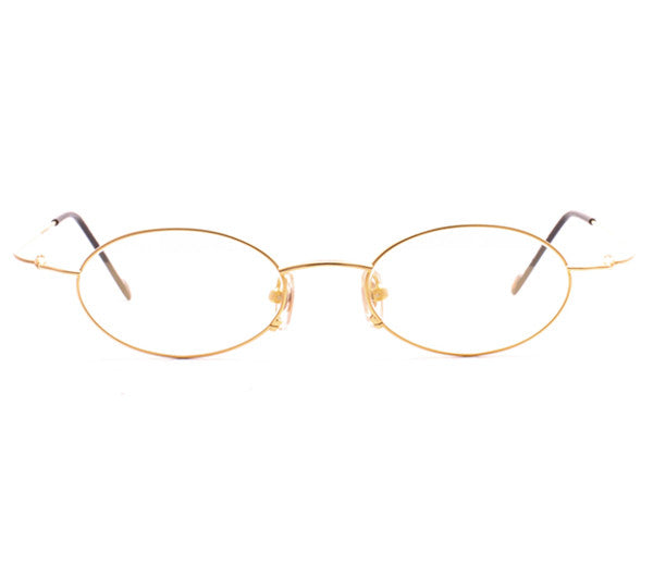 Vintage Paolo Gucci 7326 21k Special Edition Flash Gold Plated Lenses Sunglasses Front