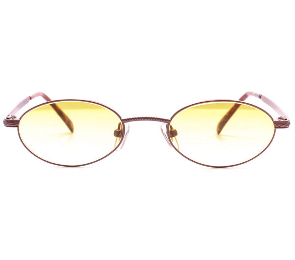 Vintage Paolo Gucci 7441 21k Gold Plated Sunglasses Front