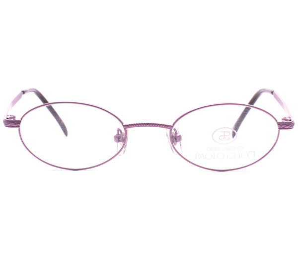 Vintage Paolo Gucci 7441 21k Gold Plated Sunglasses Front