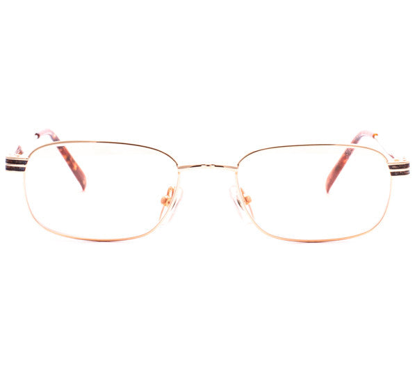 Vintage Paolo Gucci 8102 21k Gold Plated Sunglasses Front