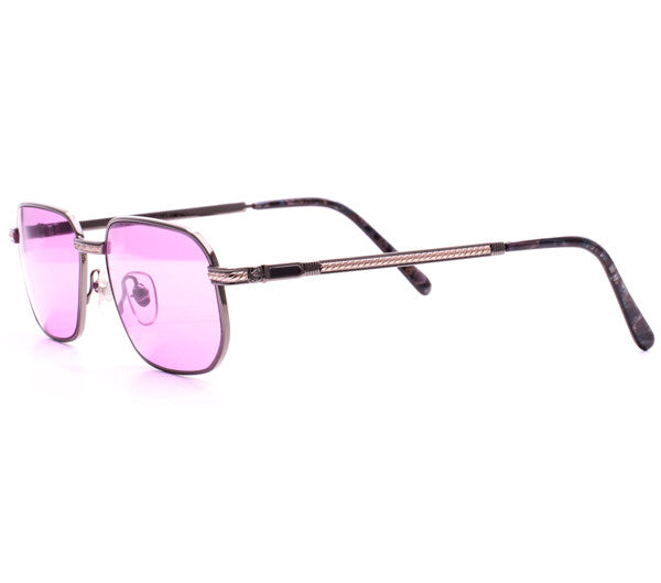 Vintage Paolo Gucci 8112 21k Gold Plated Sunglasses Side