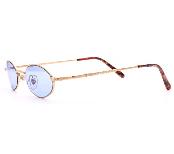 Vintage Paolo Gucci COOGI 7443 21k Gold Plated Sunglasses Side