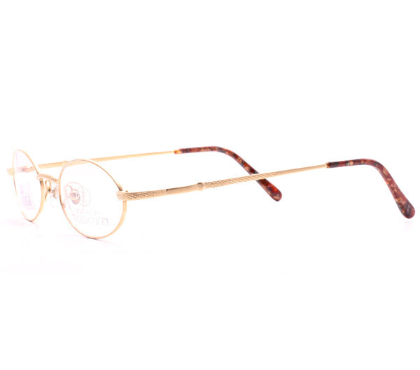 Vintage Paolo Gucci COOGI 7443 21k Gold Plated Sunglasses Side