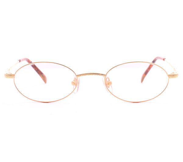 Vintage Paolo Gucci COOGI 7443 21k Gold Plated Sunglasses Front