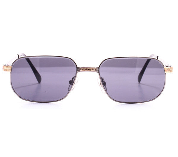 Vintage Paolo Gucci 8111 H1N1 21k Gold Plated Sunglasses Front