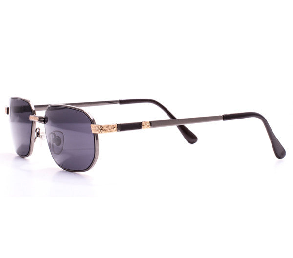 Vintage Paolo Gucci 8111 H1N1 21k Gold Plated Sunglasses Side