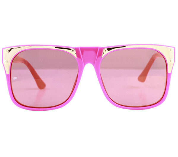Vintage Frames by Corey Shapiro Rude Metal Hot Pink Front
