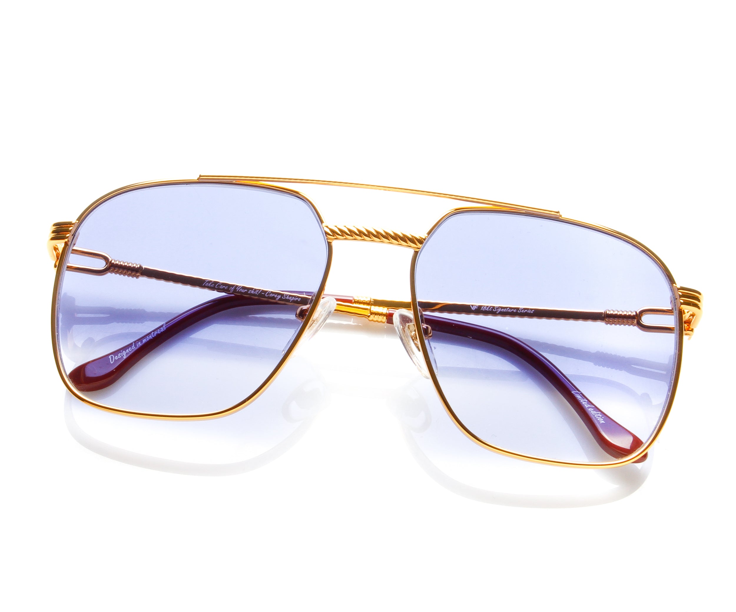 Narcos Masterpiece 18KT Gold Signature Edition (Royal Blue Strip)