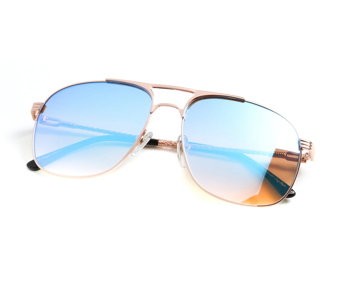 VF Snatch 18KT Rose Gold (Blue Peach)