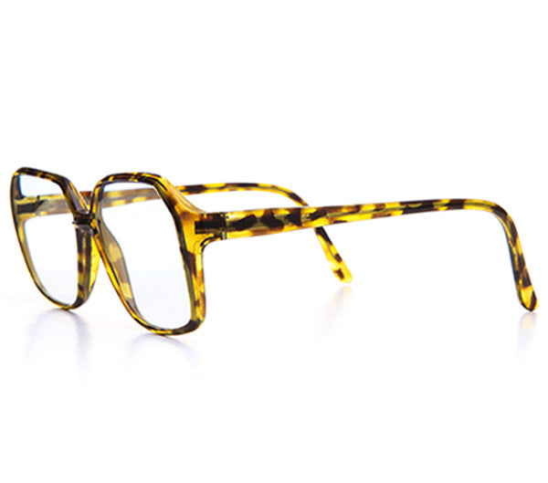 Hepburn (Flash Gold Light Blue Flat Lens) Side