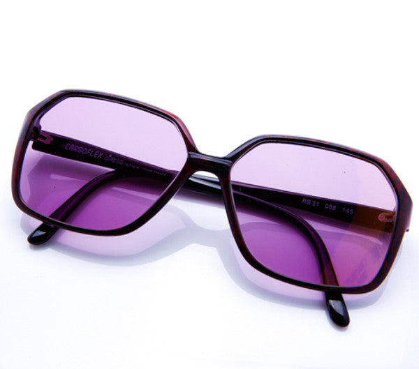 VF by Vintage Frames Crawford2 (Flash Dark Purple Flat Lens)