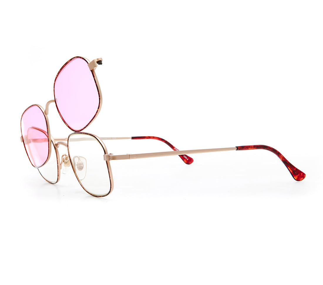 4eyes (Clear Flash Gold / Red Flash Gold) Side