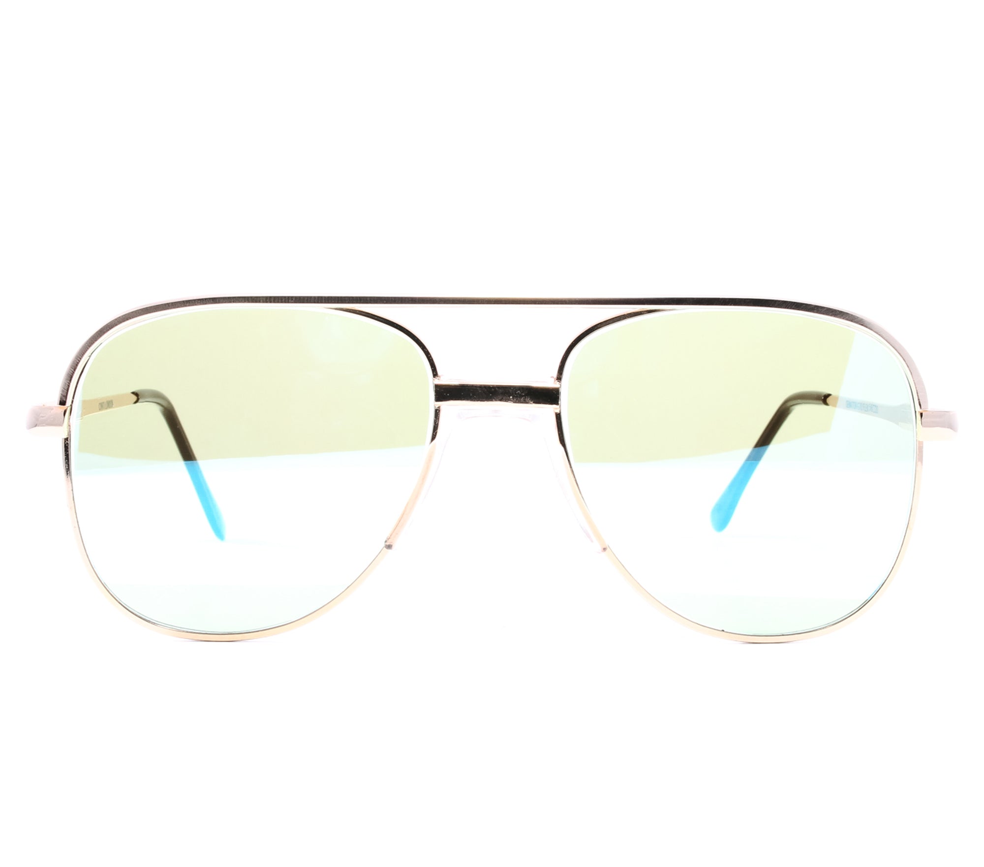 VF by Vintage Frames Amigo (Flash Green Strip Mirror) Front