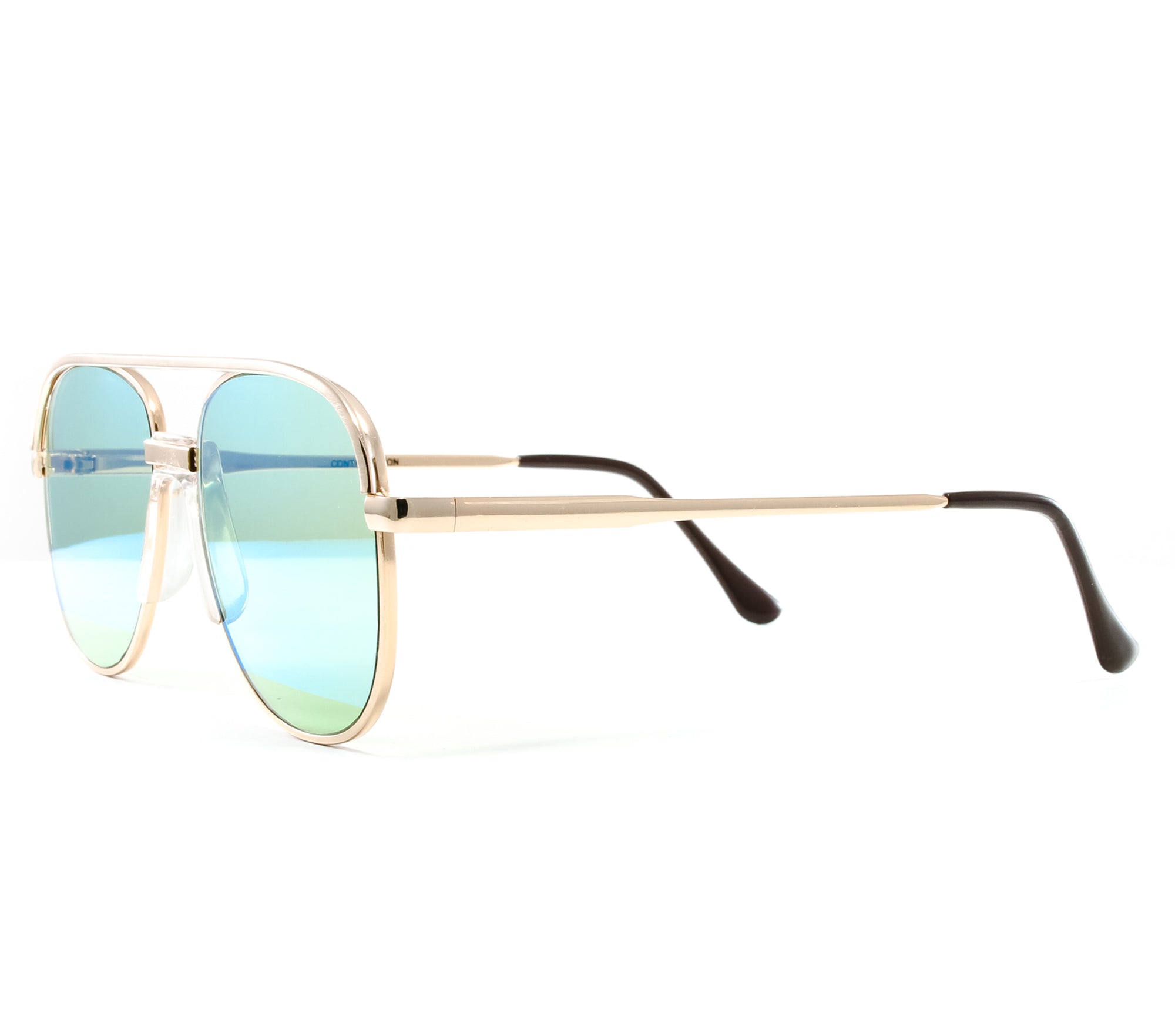 VF by Vintage Frames Amigo (Flash Green Strip Mirror) Side