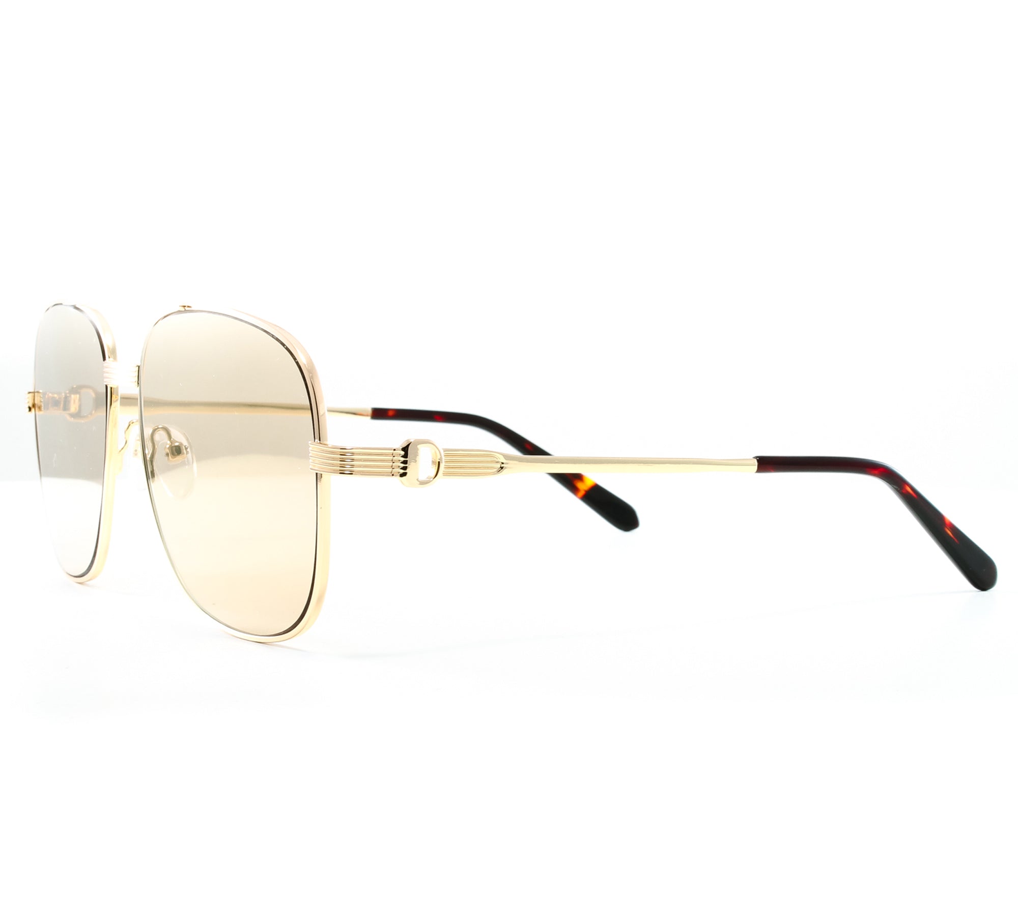 VF by Vintage Frames Master (Gold Dust Flash Gold Flat Lens) Side