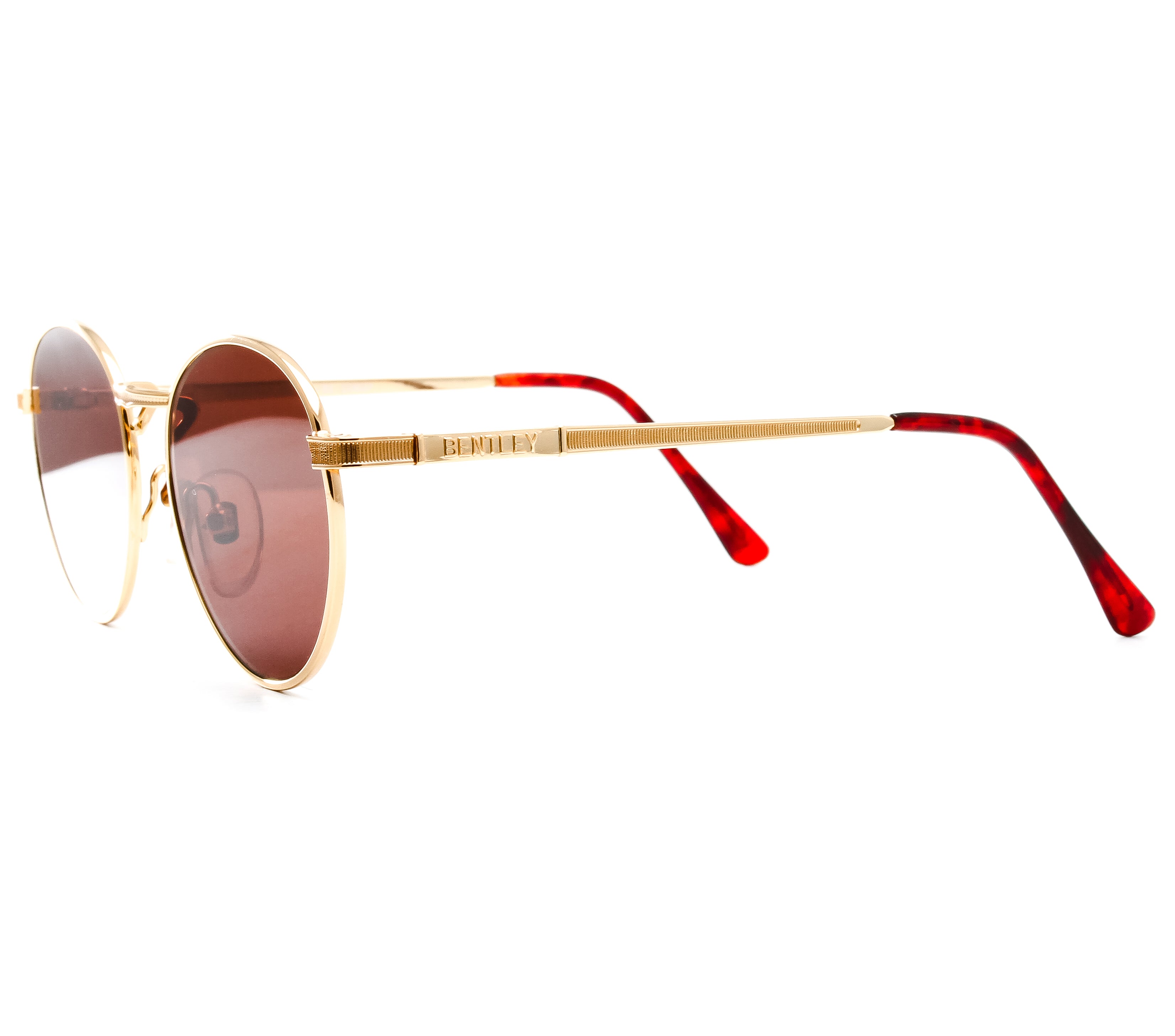 VF by Vintage Frames Bentley 21Kt (Brown Flat Lens) Side