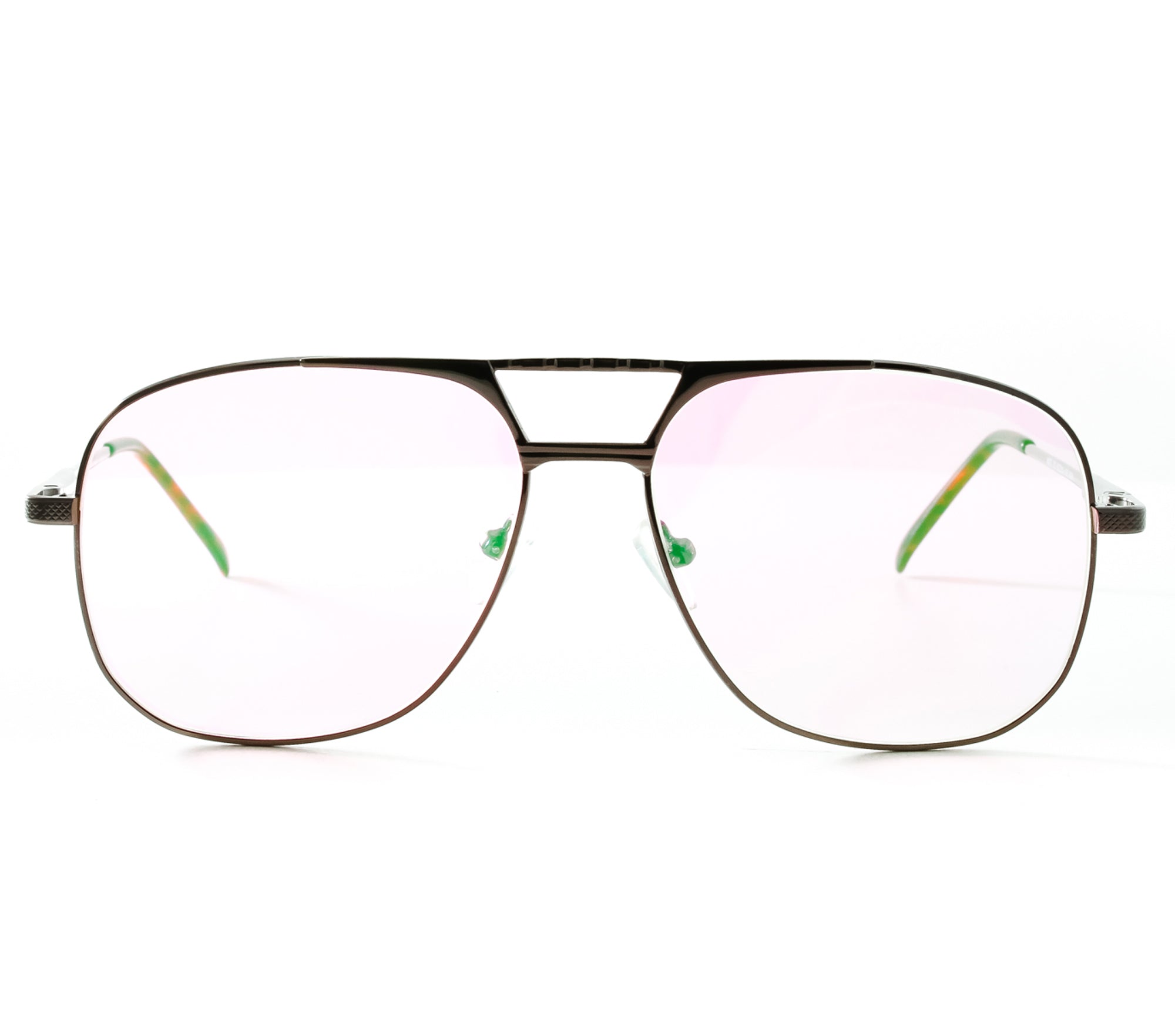 VF by Vintage Frames Big Daddy Snatch Platinum (Pink Multi Flash Flat Lens) Front