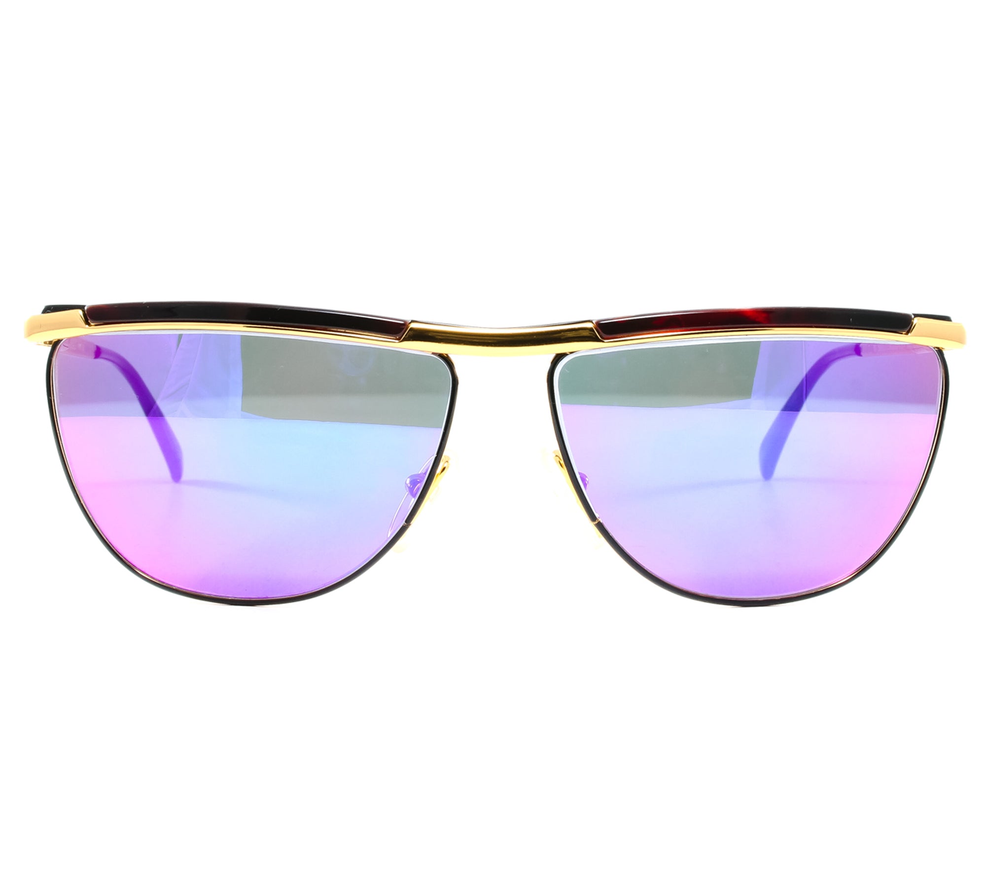 VF by Vintage Frames Bowie (Purple Mirror Lens) Front