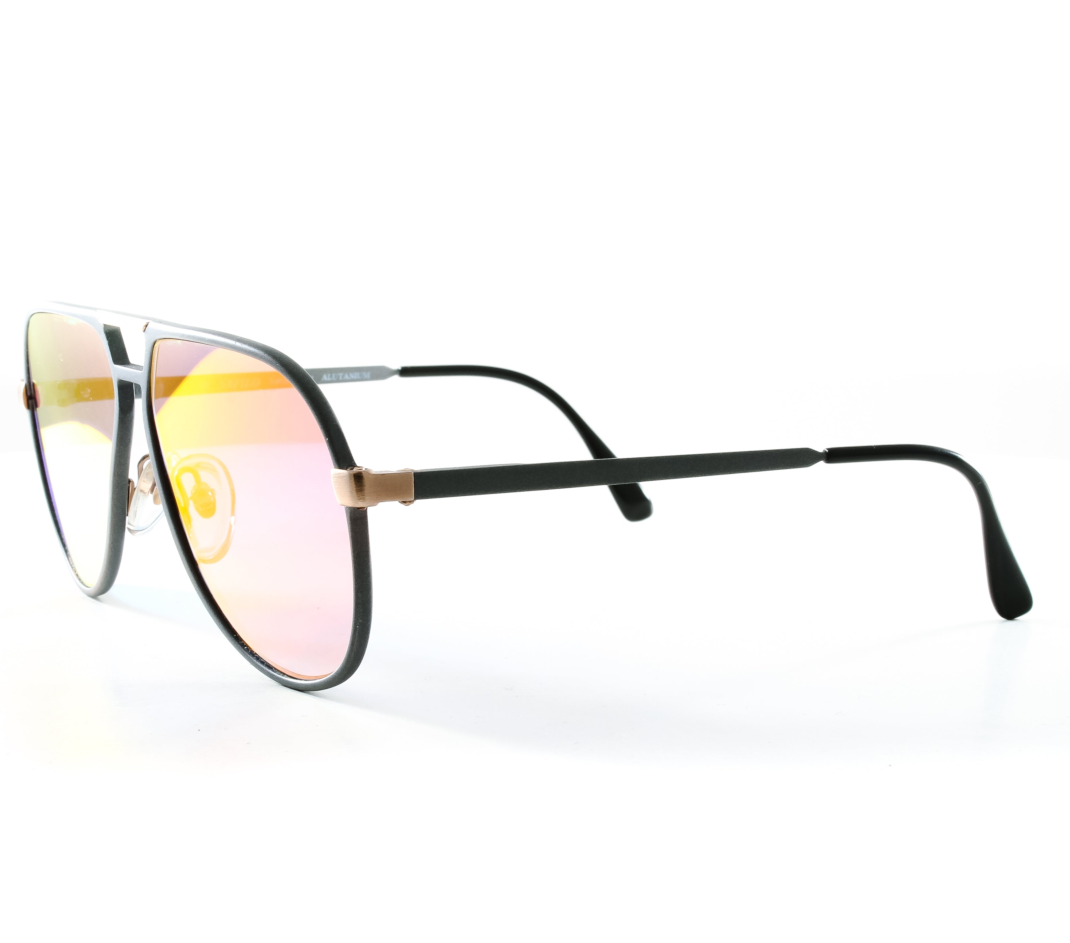 VF by Vintage Frames Commander (Mauve Gradient Two Tone Multi Flash Flat Lens) Side