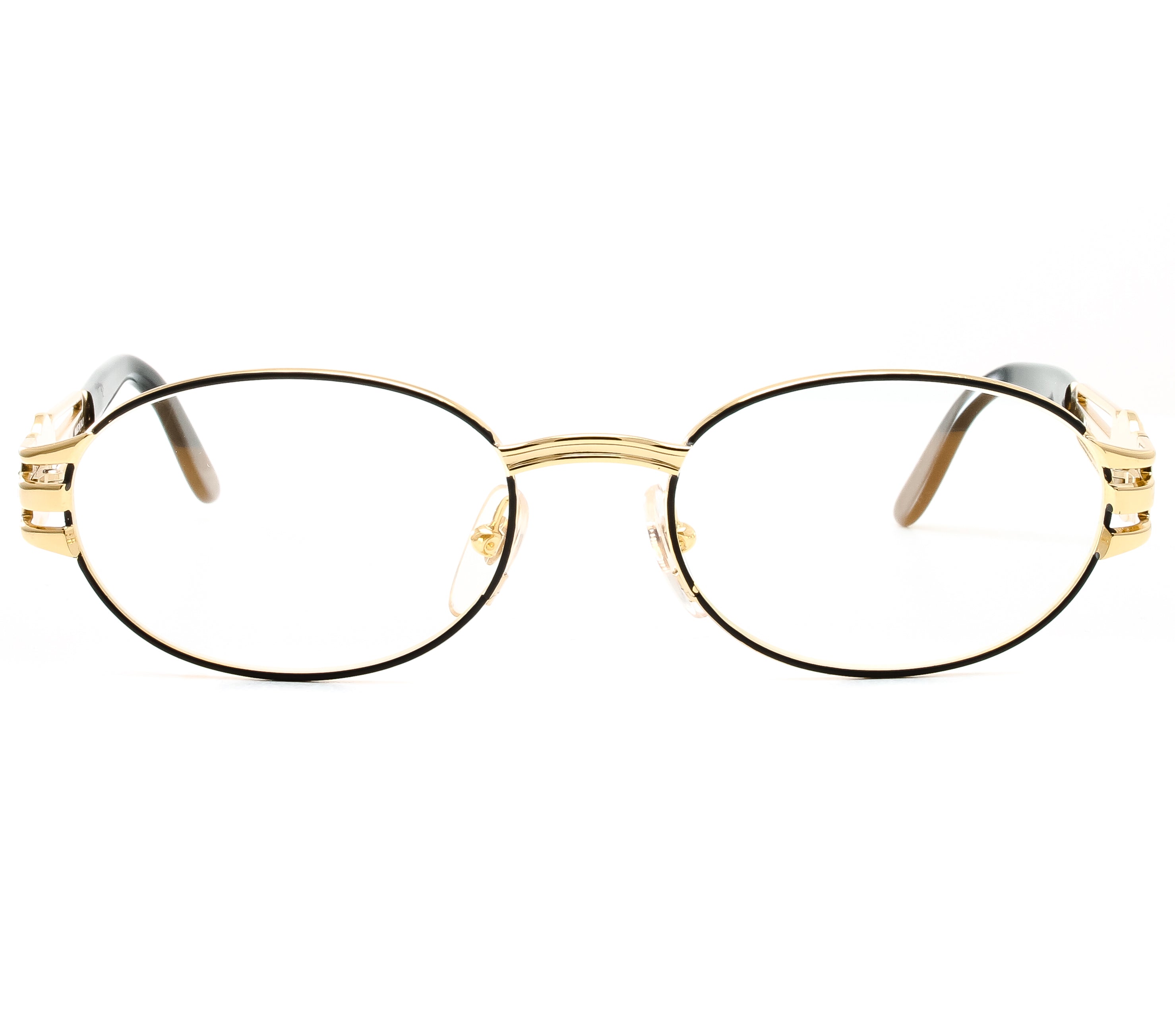 VF by Vintage Frames Le Club Grail (Clear Flash Gold) Front