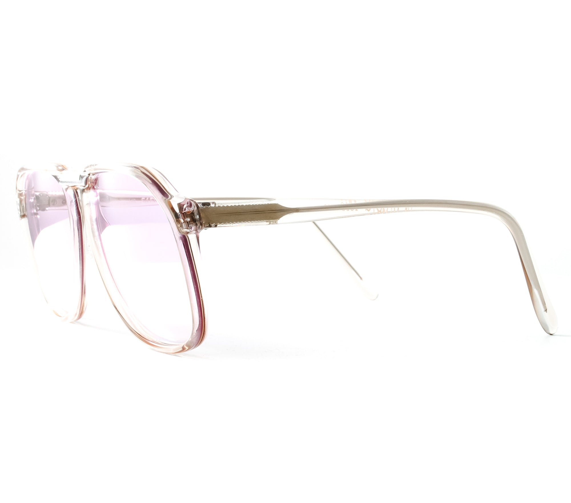 VF by Vintage Frames LAB (Lilac Gradient Flash Gold Curved Lens) Side