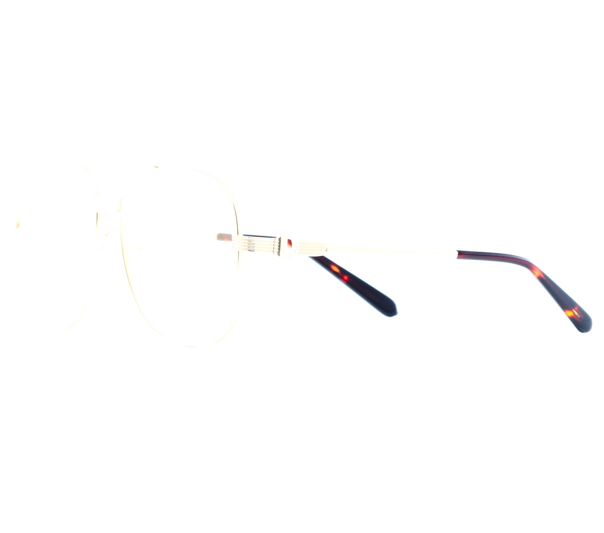 VF by Vintage Frames Master (Clear Flash Gold Lens) Side