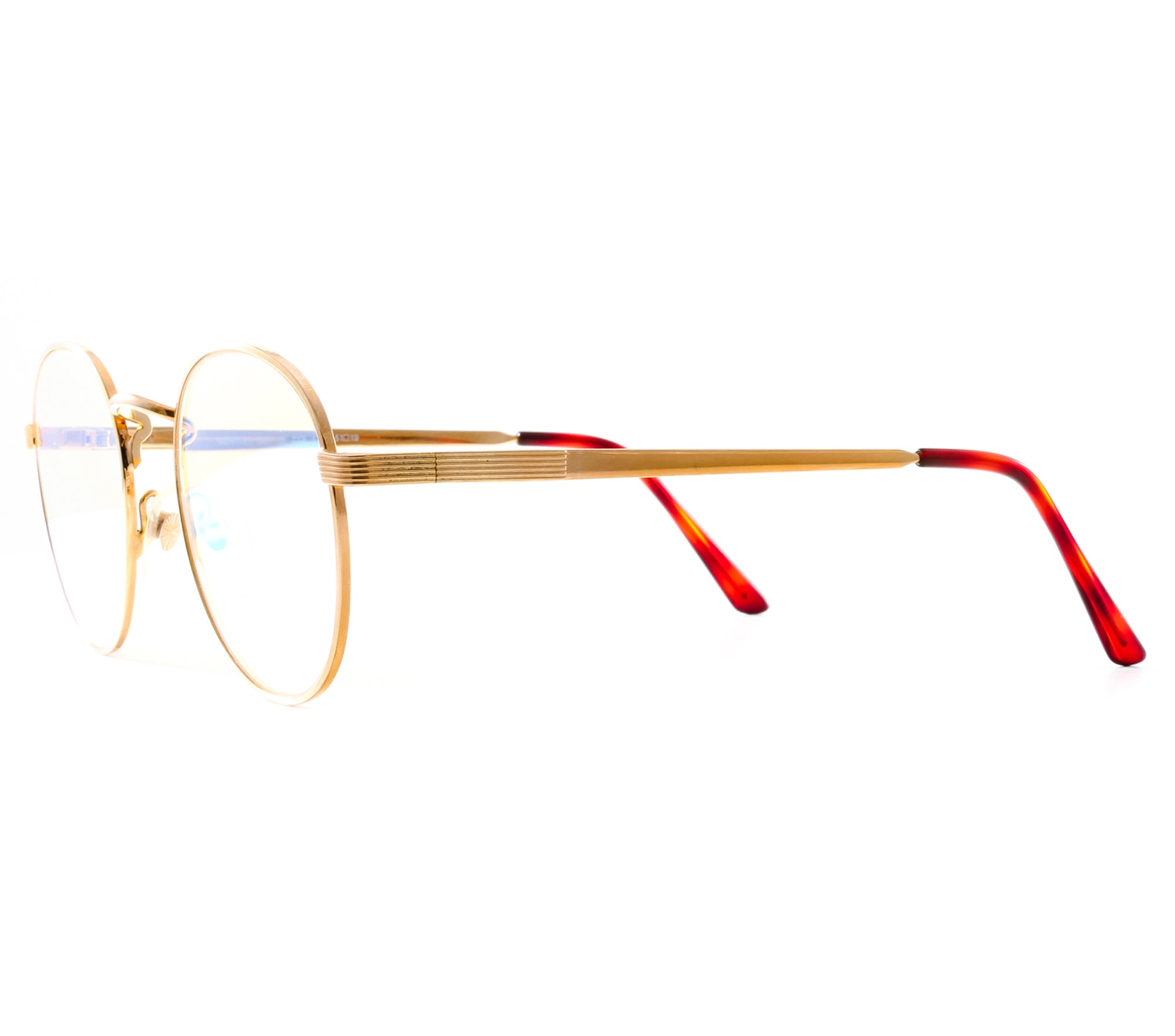 VF by Vintage Frames Bentley 21Kt OG (Yellow Multi Flash Flat Lens) Side