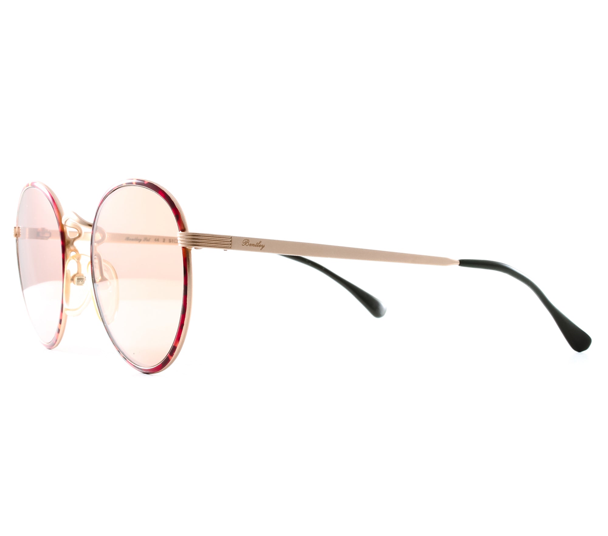 VF by Vintage Frames Bob Ross (Pink Metallic Flat Lens) Side