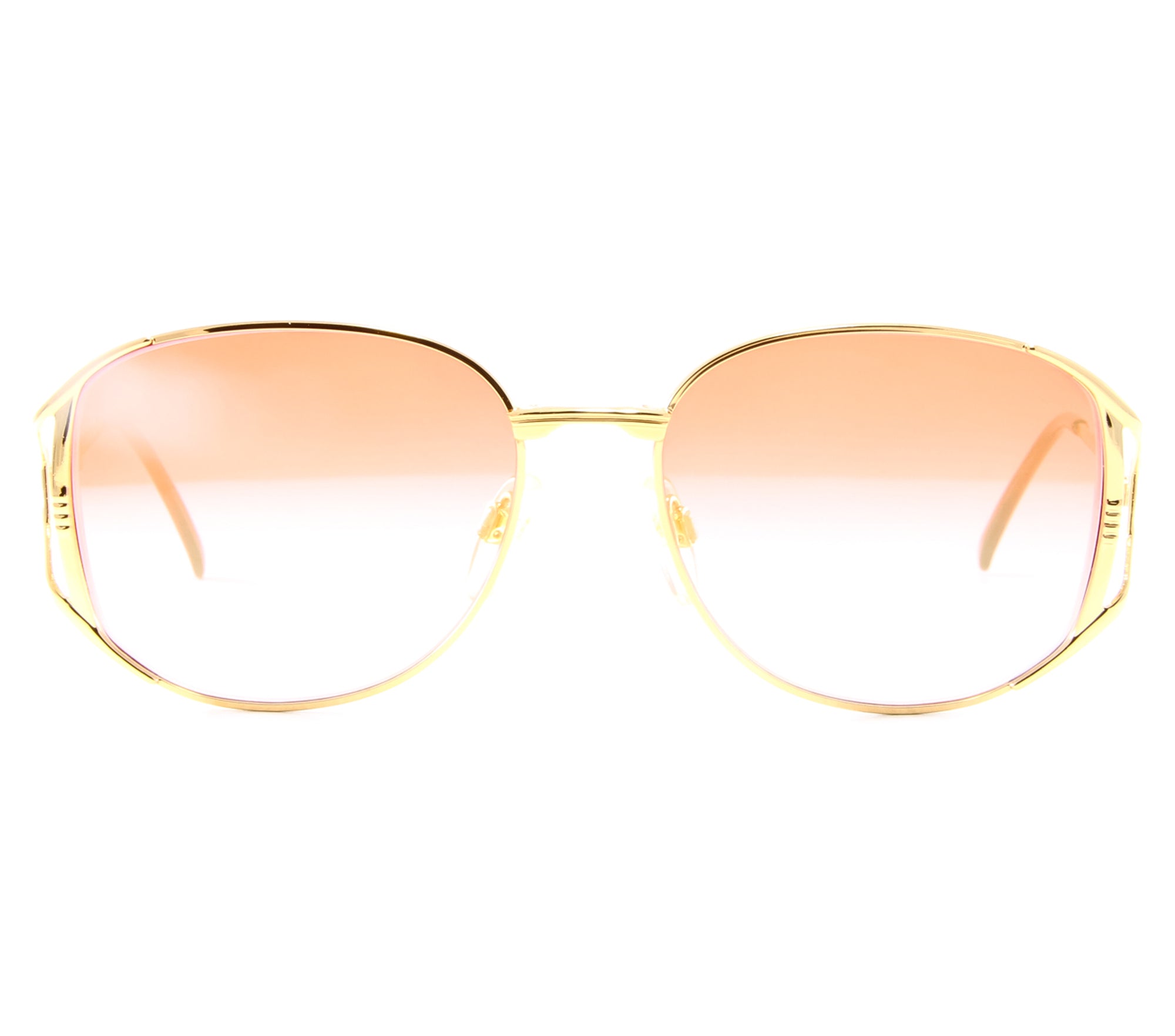 VF by Vintage Frames Tartare (Red Gradient Flash Gold Flat Lens) Front