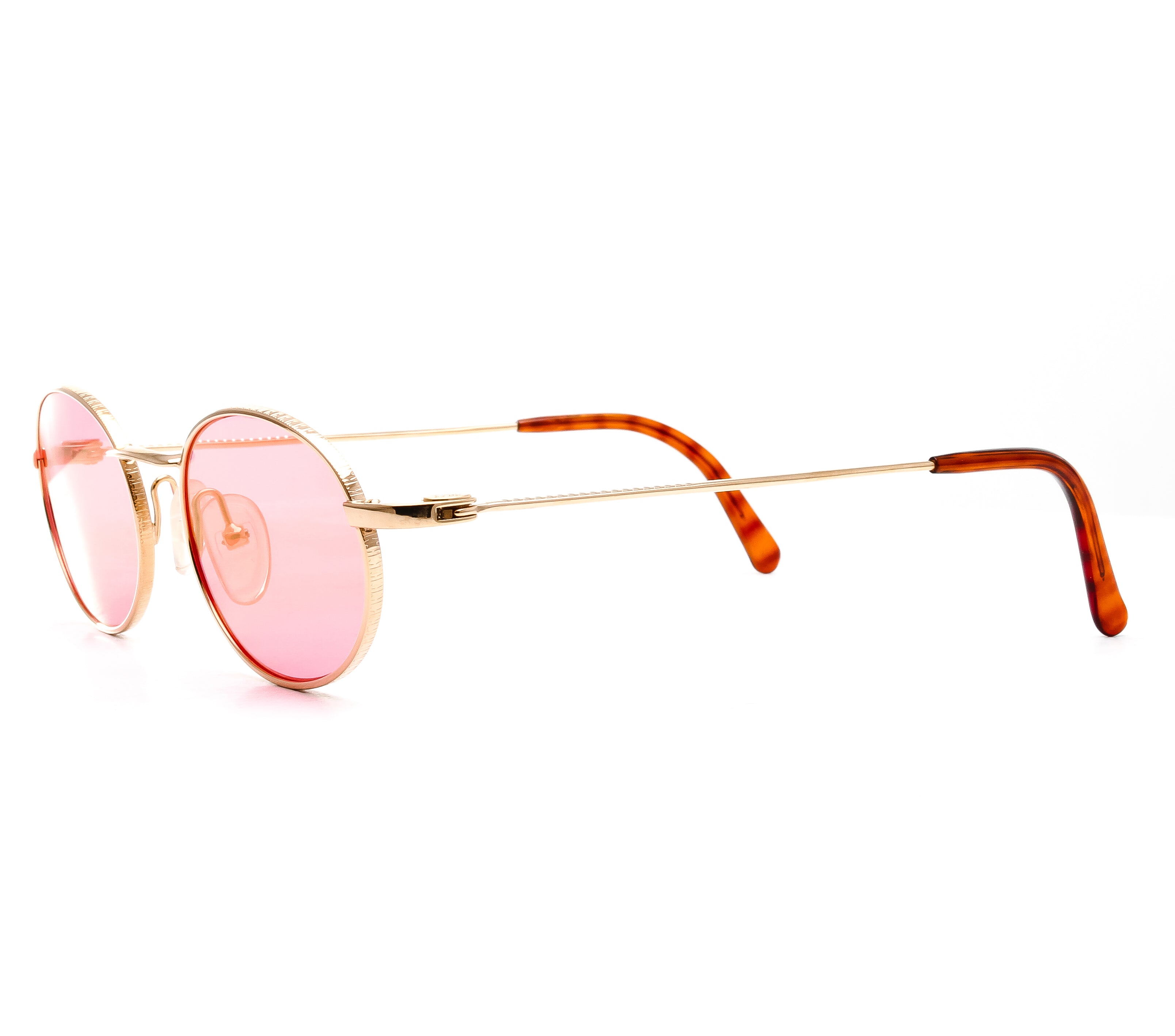 Burberry B 8829 000 (Red Flash Gold Lens) Side