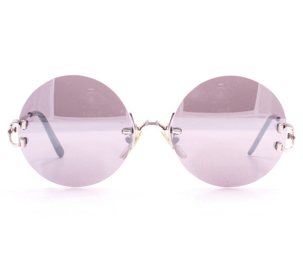 Vintage Cartier Madison Black Sunglasses Front