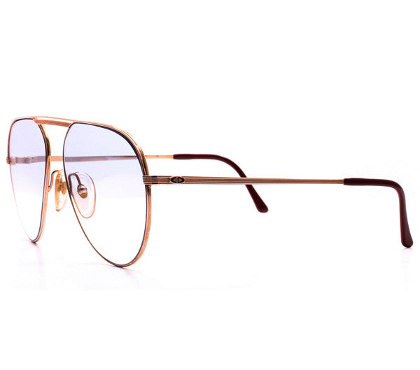 Vintage Christian Dior 2536 40 Zero Base Curve Sunglasses Side