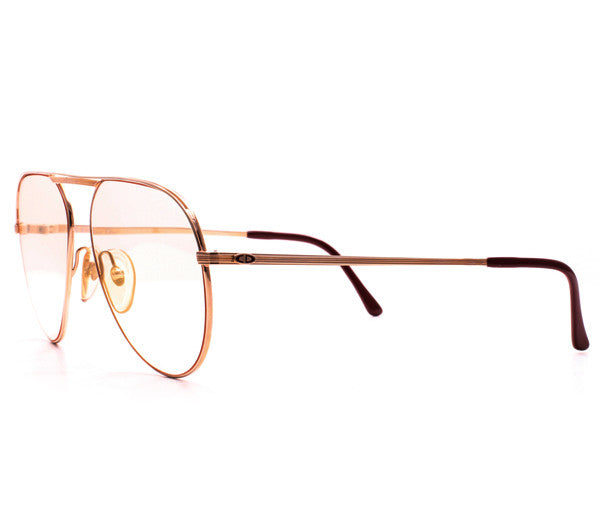 Vintage Christian Dior 2536 40 Zero Base Curve Sunglasses Side